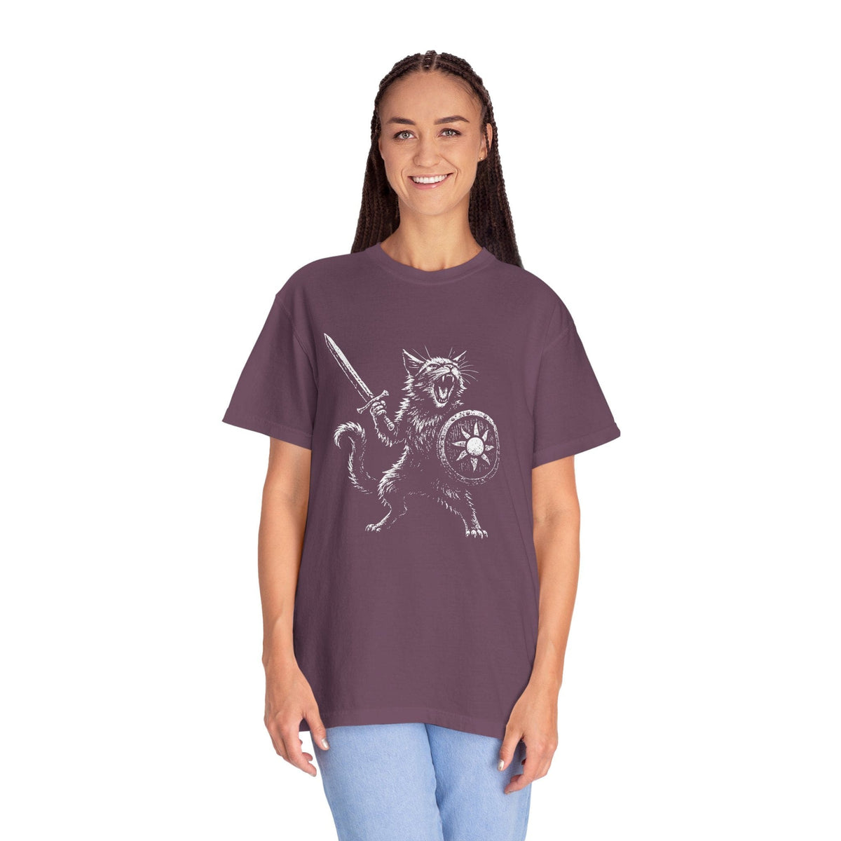 Cat Fighter Fantasy Shirt - Comfort Colors