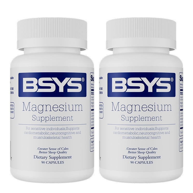 Magnesium Supplements Sleep & Anxiety Relief Aid Muscle Relaxation Support Heart Health & Blood Sugar Balance Formula Cognitive Function Enhancement Nighttime Wellness Supplement
