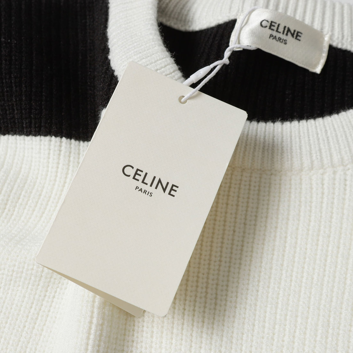 CELINE Large Silhouette Striped Sweater
