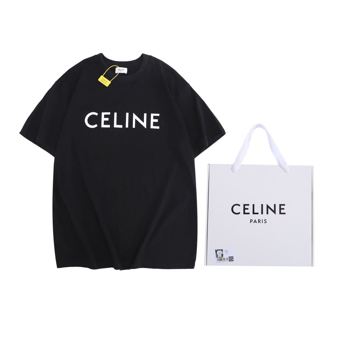 CELINE Paris Loose T-Shirt in Cotton Jersey