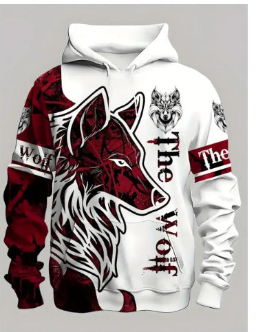 3D Digital Print Hoodie Men's Sweatshirt