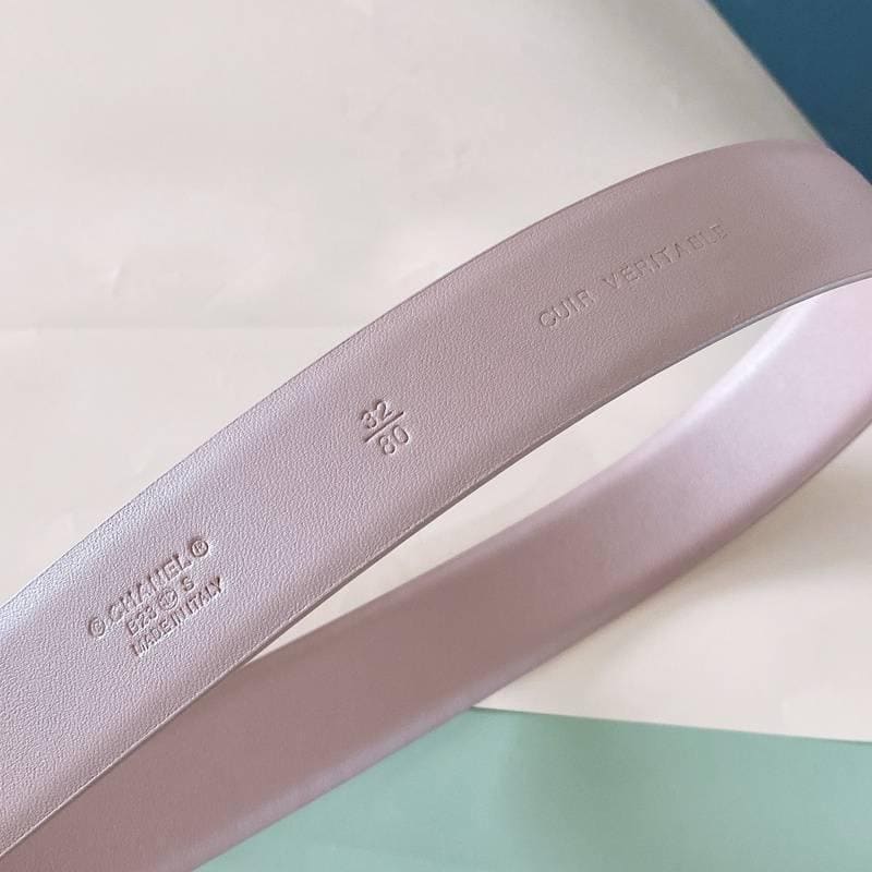 Chanel Women Logo Banding Belt 'Beige'