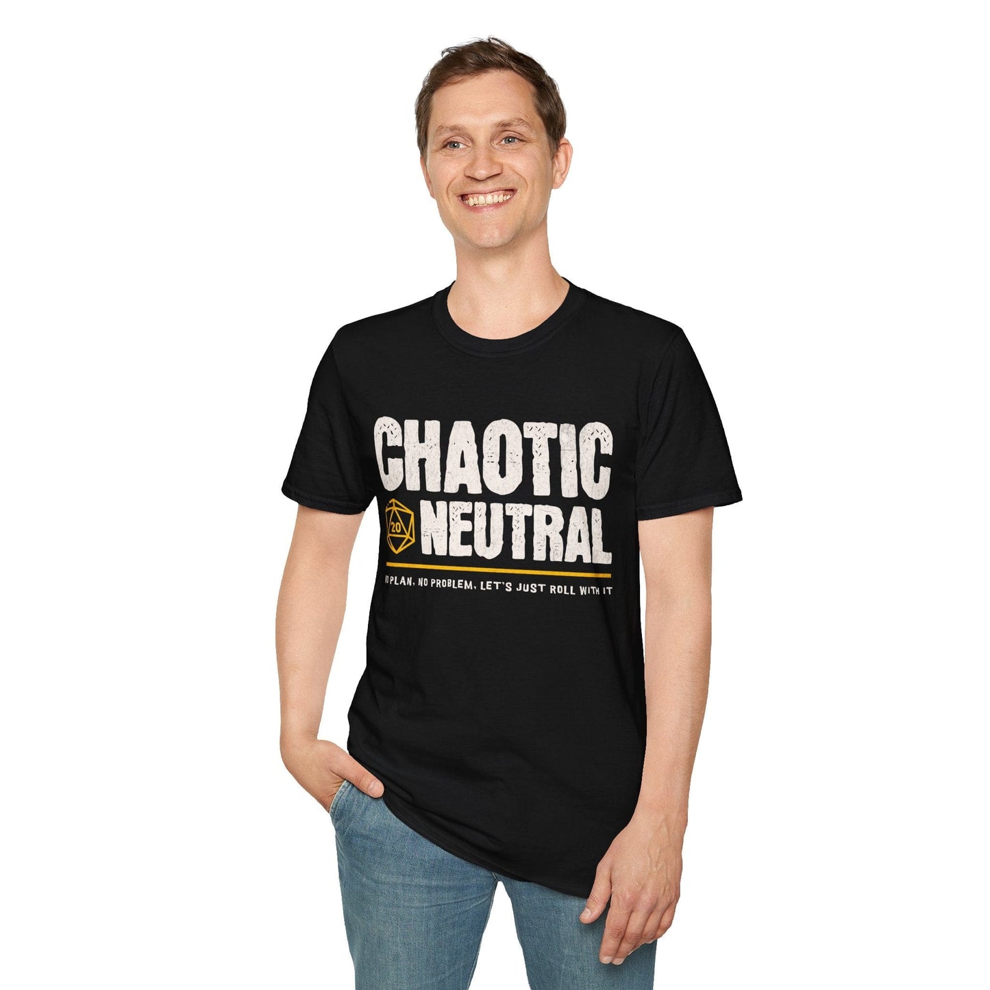 Camiseta Neutral Caótica - Camiseta de Alineamiento DnD