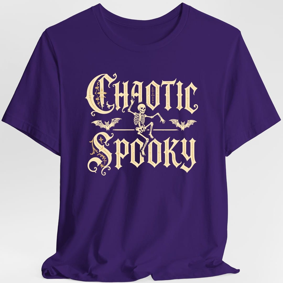 Chaotic Spooky Skeleton T-Shirt