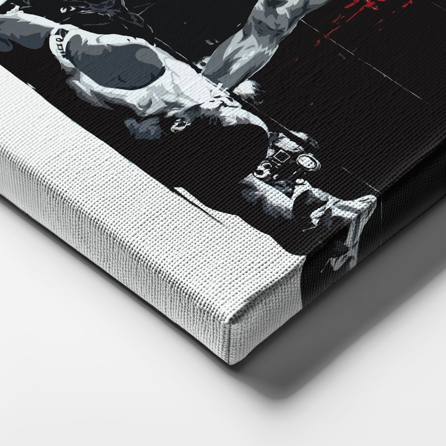 Lienzo de Muhammad Ali – Ilustración de Boxeo para Decoración de Pared