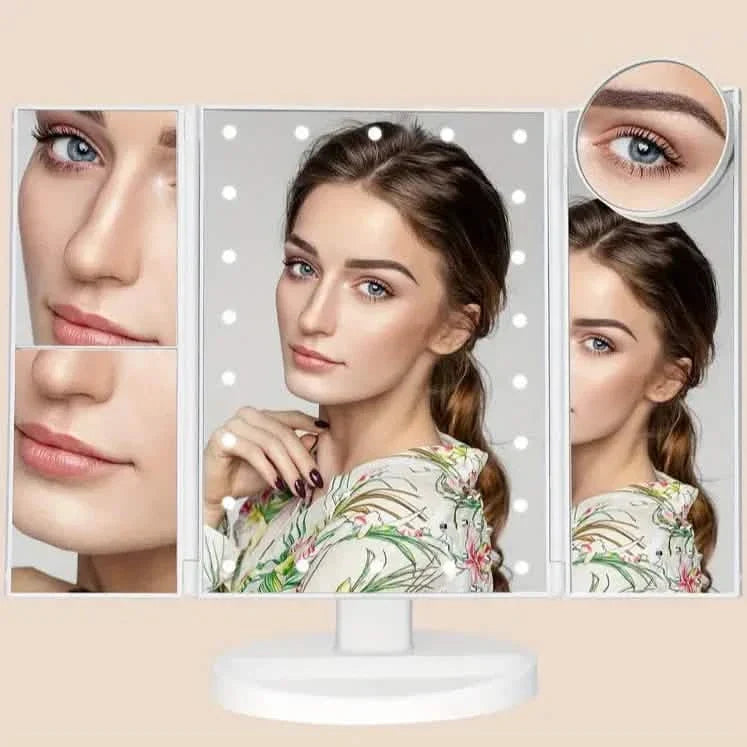 Cosmetic Mirror with Lights and 10X Magnification