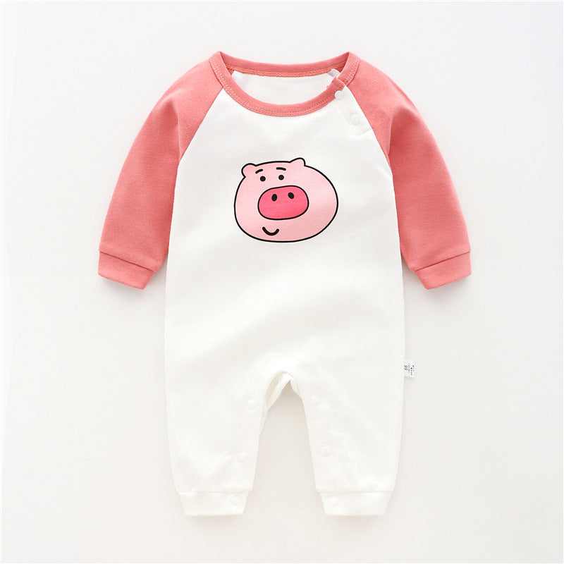 Cotton Long-Sleeve Baby Bodysuit | For Newborns - # BAAA21110070