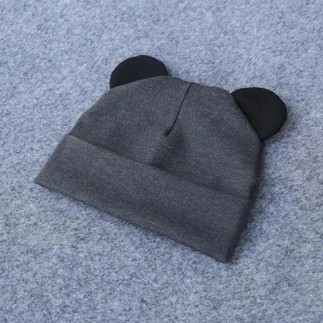 Cute Baby 0-12M Hat With Ears Casual Style Kids Autumn Winter Hat Classic Boys And Girls Beanie