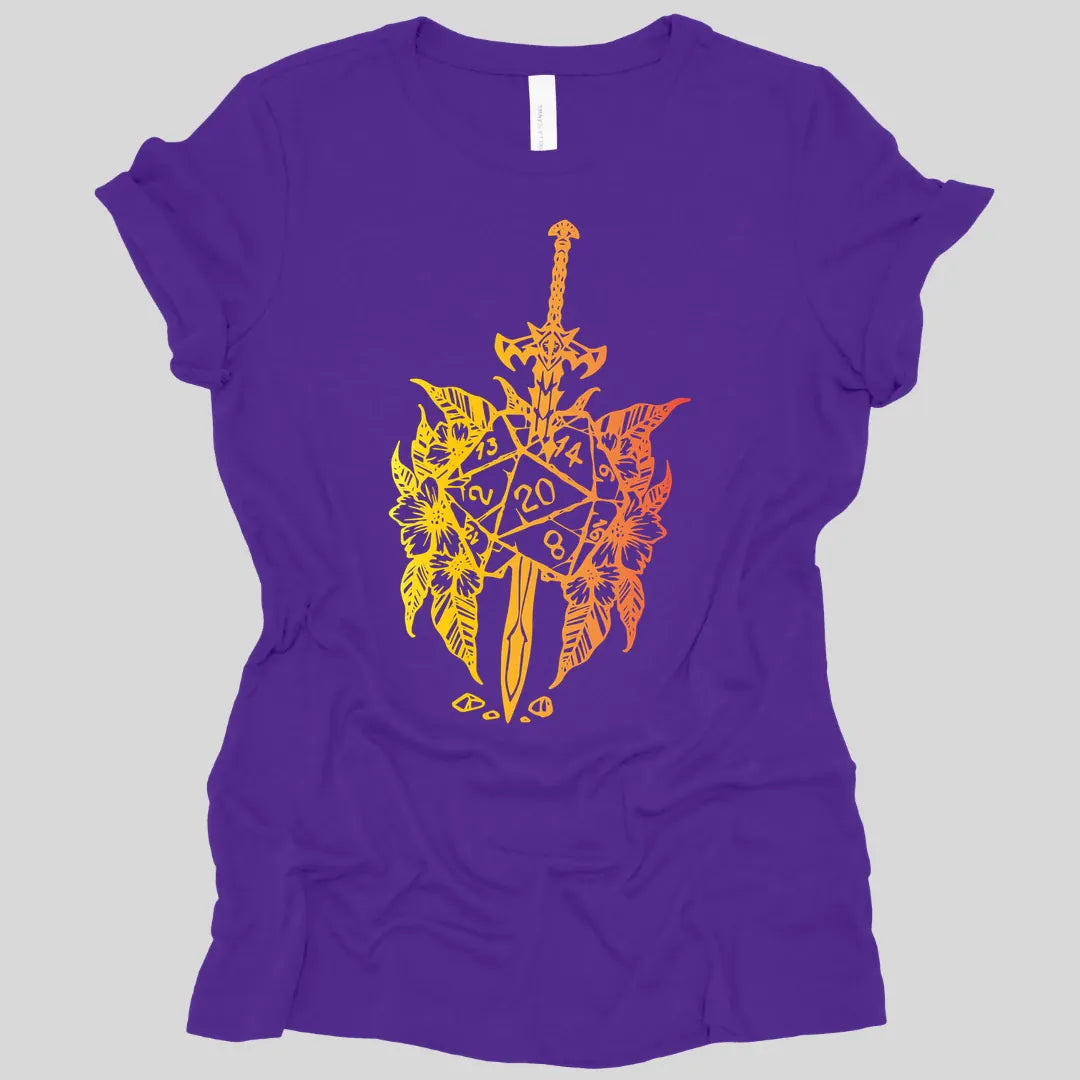 D&D Sword D20 Women's T-shirt