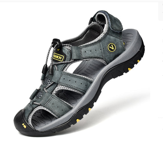 Men's Outdoor Leather Sports Sandals