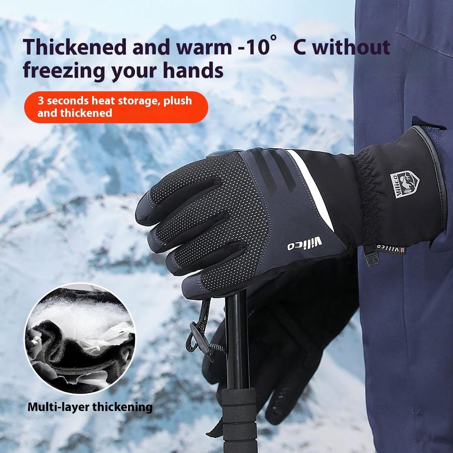Men's Non-slip Cold Wear-resistant Gloves