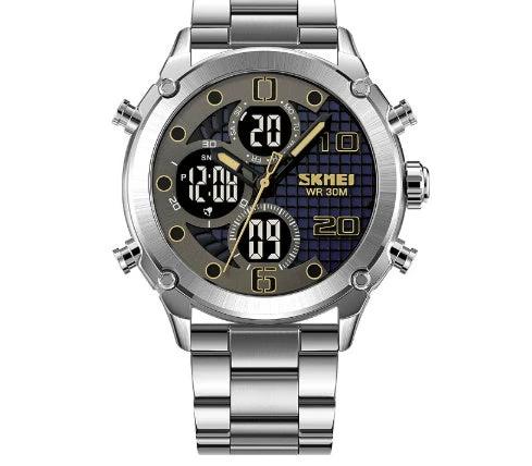 Outdoor Sports Men's Electronic Watch Dual Movement Multifunctional