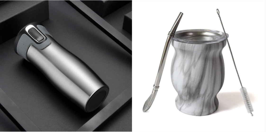 Vacuum Insulated Stainless Steel Travel Mugs Water Flask Thermal Tea Bottle