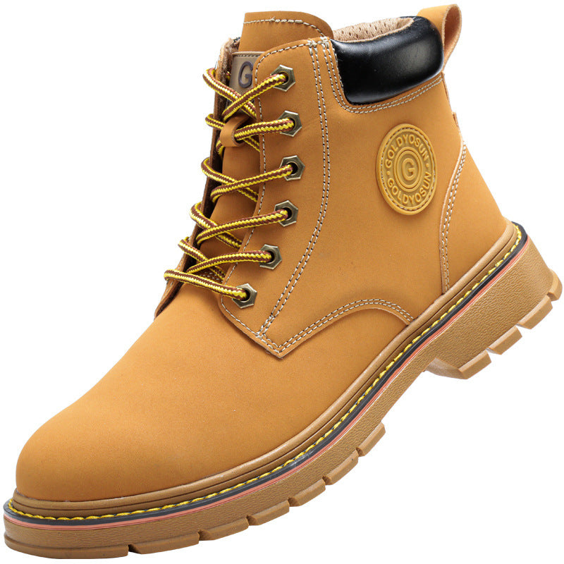 Mid-top Steel Toe Protective Shoes