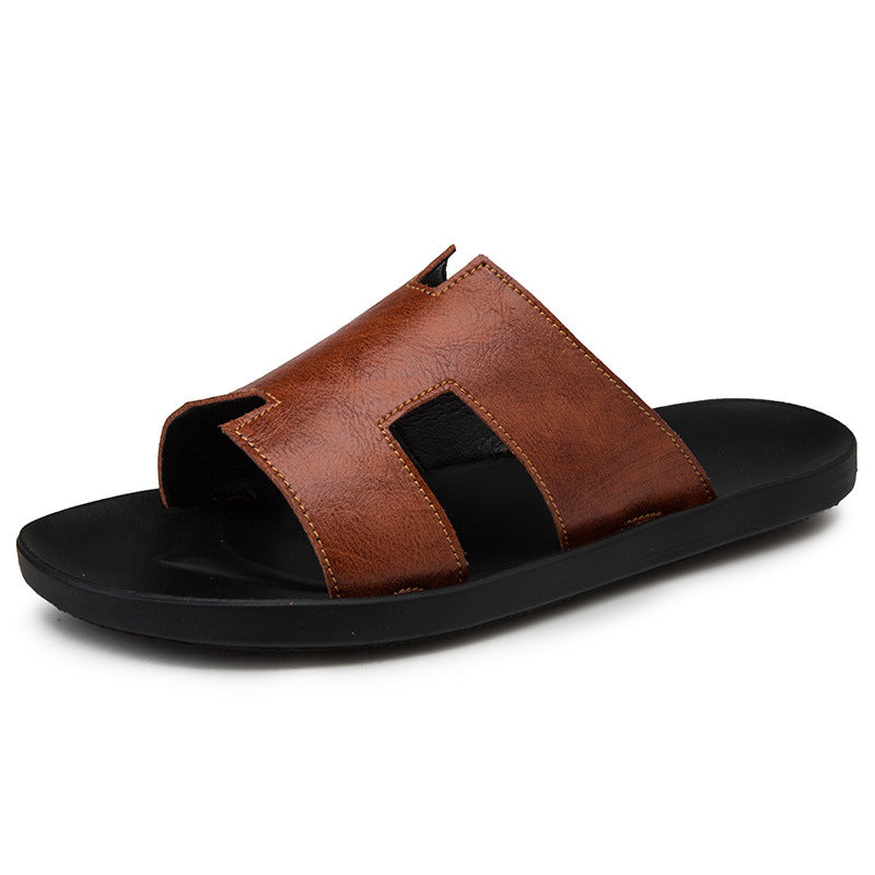 Men's H-Cutout Slide Sandals