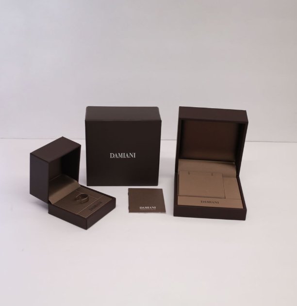 Damiani 18K Whıte Gold Diamond Heart Pendant Necklace 20077092