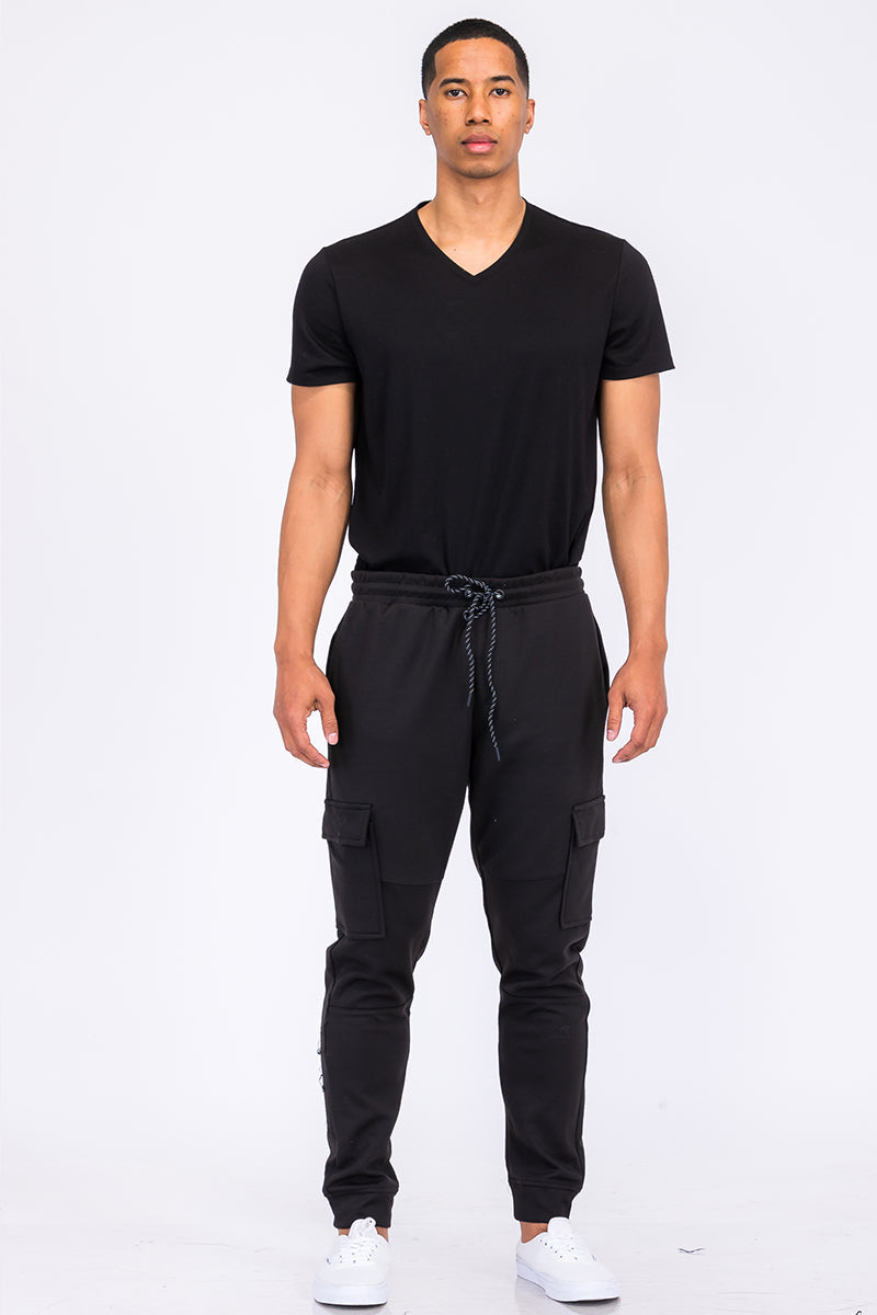 Pantalones Jogger Cargo de Mezcla de Algodón