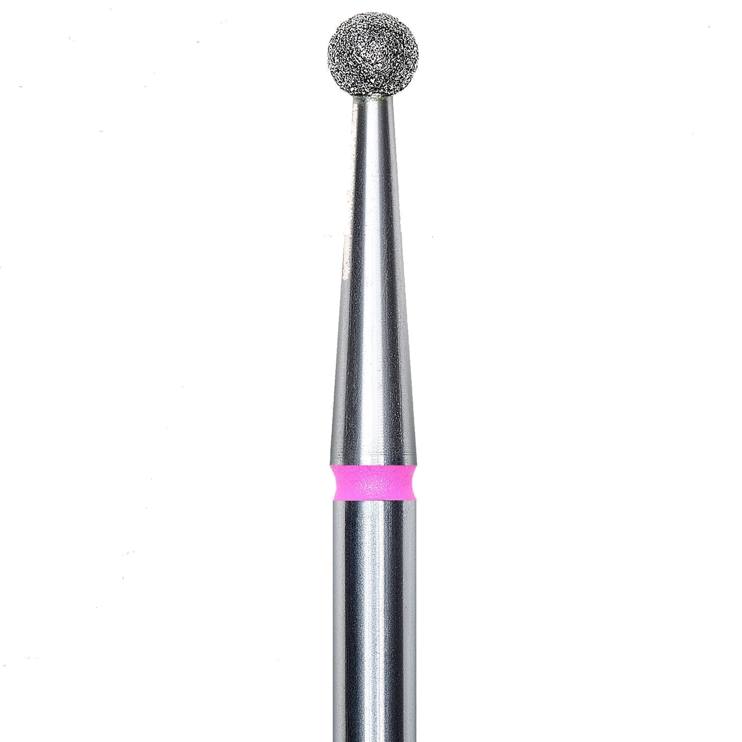 DIAMOND NAIL DRILL BIT, "BALL", RED, HEAD DIAMETER 2.7MM (FA01R027) - STALEKS™