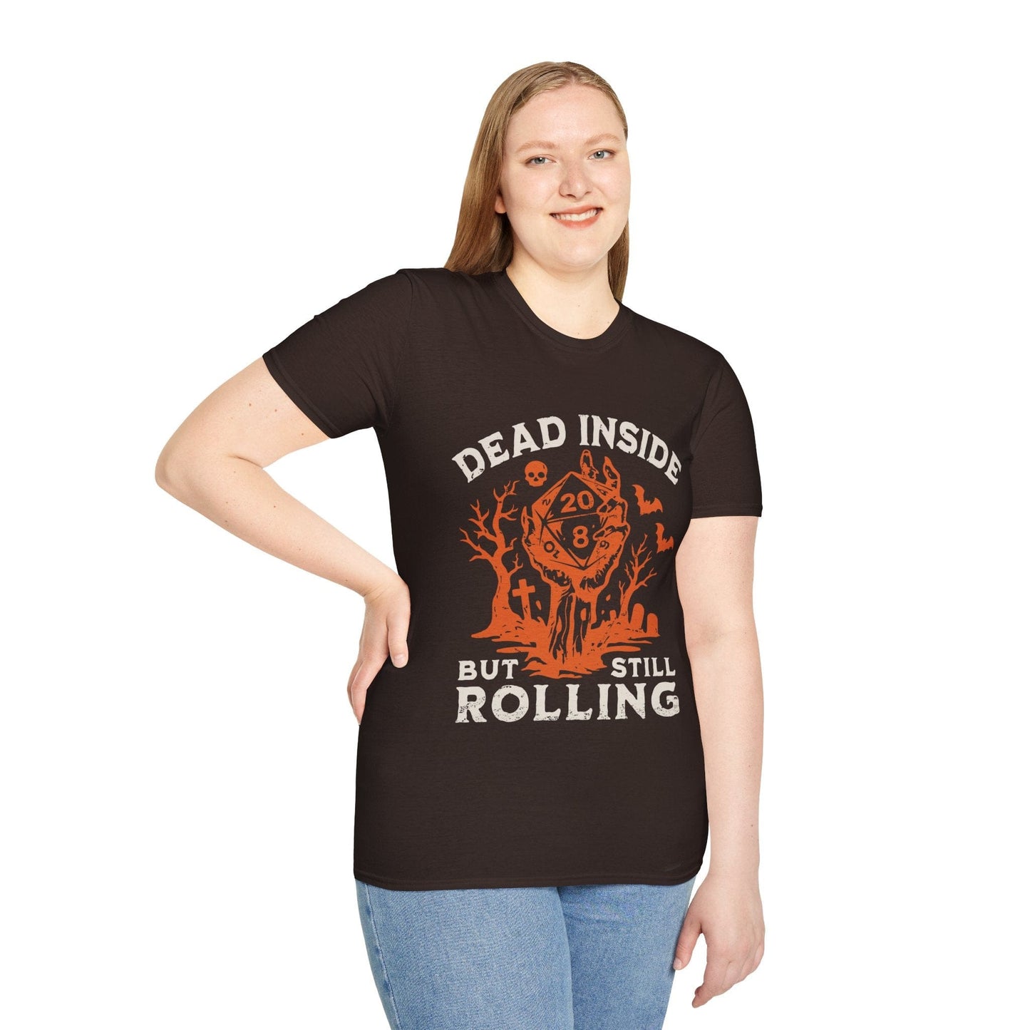 Camiseta de rol D&D: Muerto por dentro