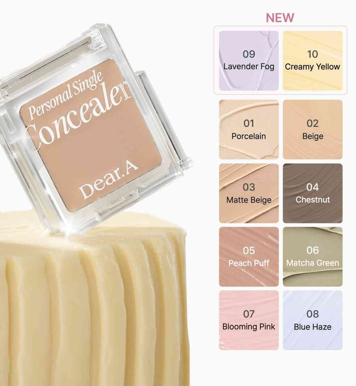 Dear.A Personal Single Concealer 1.8g (10colors)