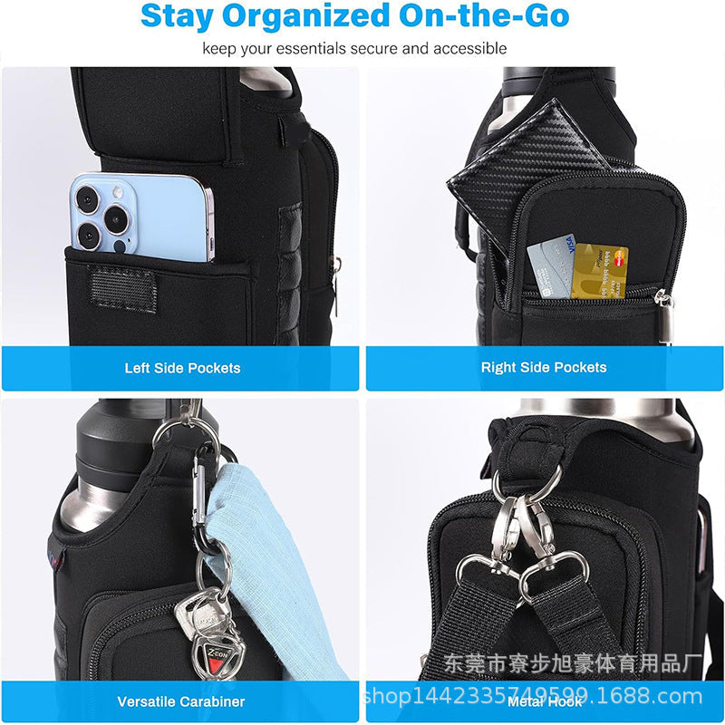 Unisex Portable Sports Kettle Crossbody Bag