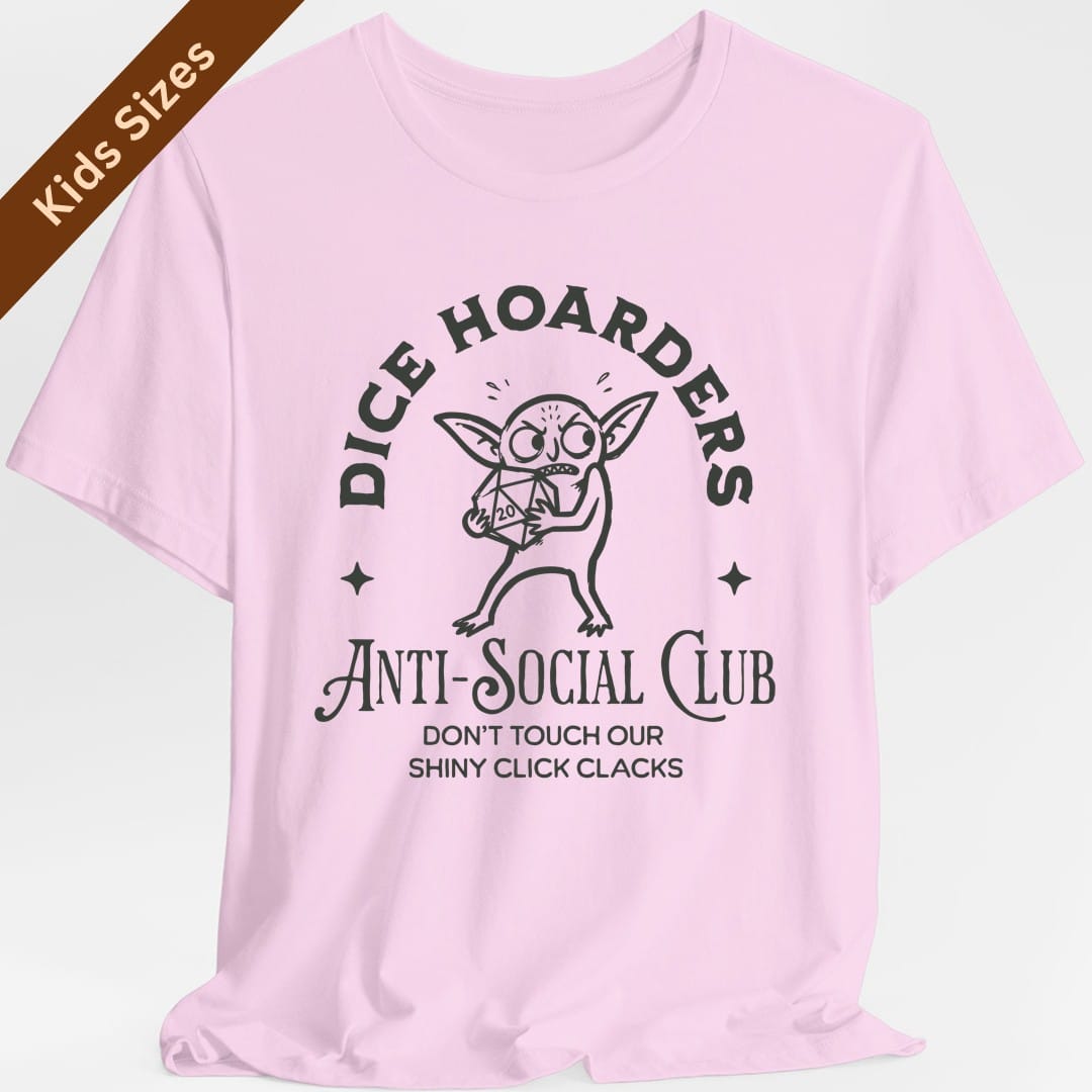 Dice Hoarders Anti-Social Club Kids T-Shirt