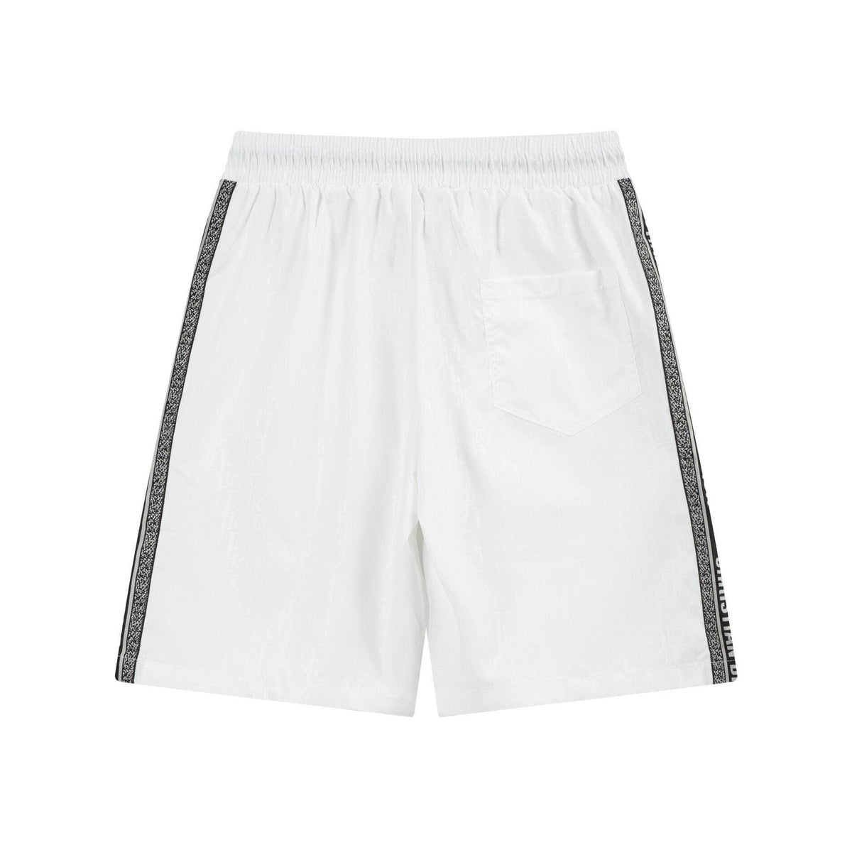 Dior Knit Basketball Shorts 'White/Black'