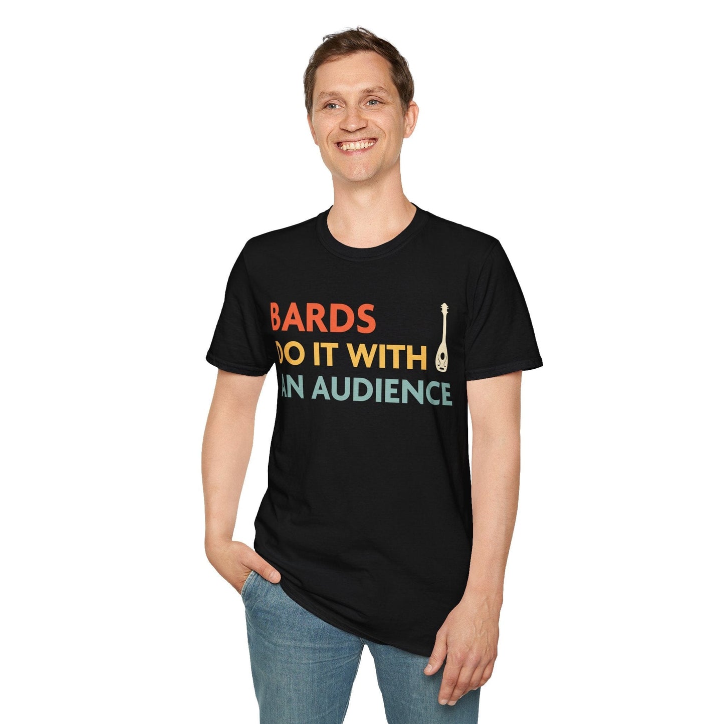 Camiseta "Los Bardos de DnD Lo Hacen Con Audiencia"