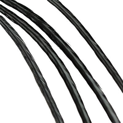 Donna Bella Hair Extension Feathers, Solid Black, 7-30 cm