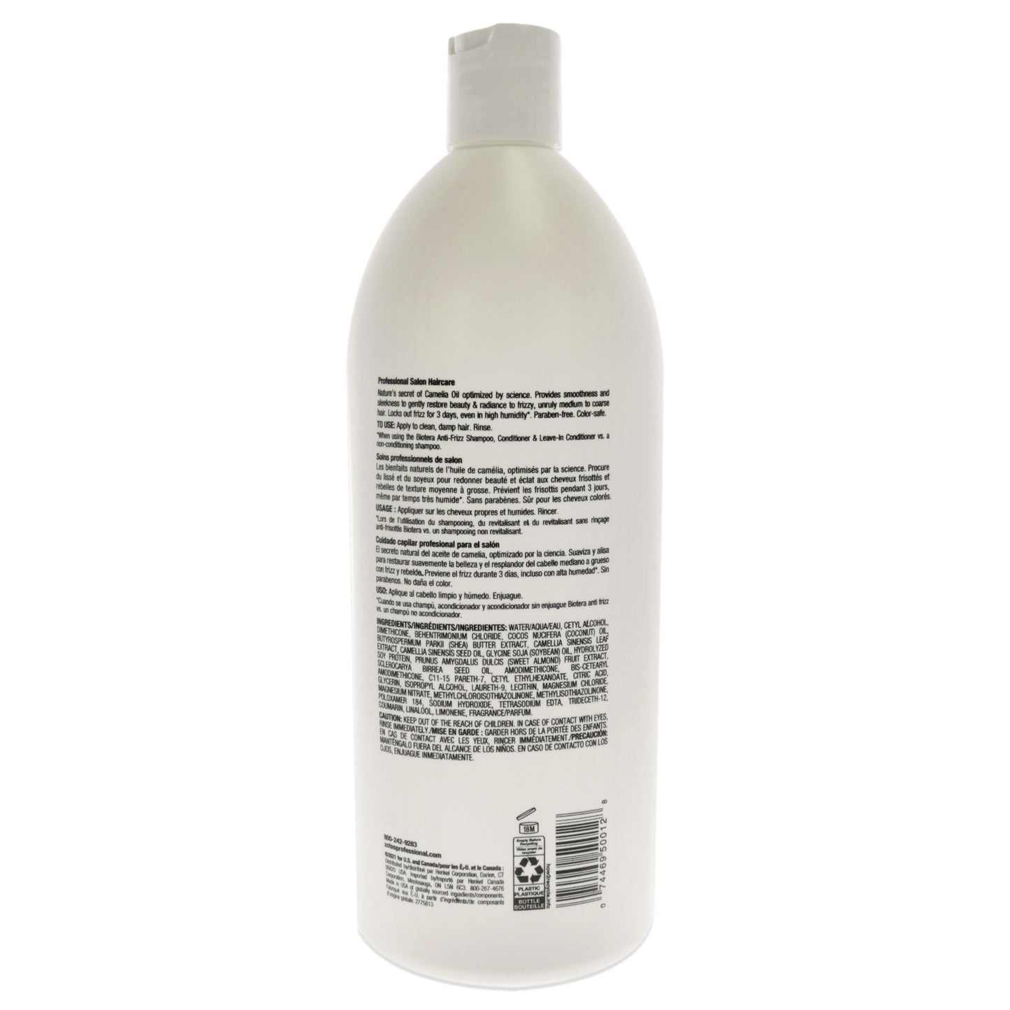 Anti Frizz Conditioner by Zotos for Unisex - 32 oz Conditioner