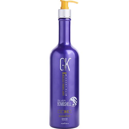 GK HAIR by GK HAIR PRO LINE HAIR TAMING SYSTEM WITH JUVEXIN SILVER BOMBSHELL SHAMPOO 24 OZ