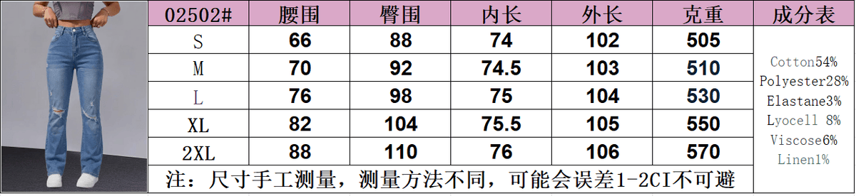 Women Distressed Cuffed Straight Leg Cropped Denim Jeans Stretch Slim Pants For Daily Street Casual Outfits