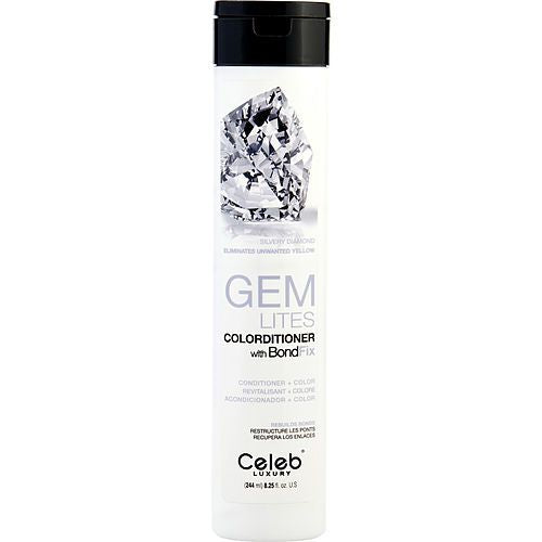 CELEB LUXURY by Celeb Luxury GEM LITES COLORDITIONER WITH BONDFIX SILVERY DIAMOND 8.25 OZ