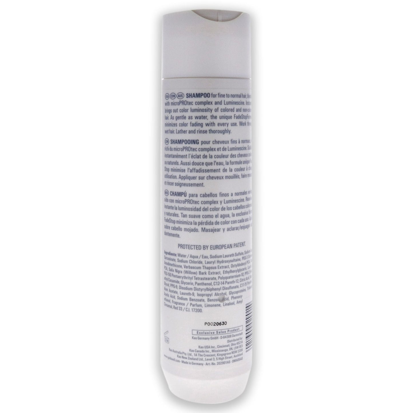 Dualsenses Color Brilliance Shampoo by Goldwell for Unisex - 10.1 oz Shampoo