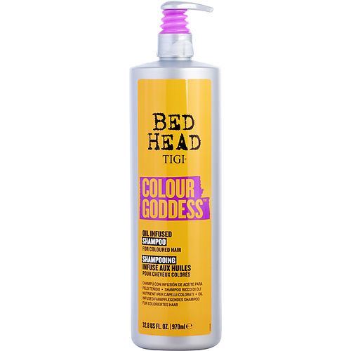 BED HEAD by Tigi COLOUR GODDESS OIL INFUSED SHAMPOO FOR COLOURED HAIR 32.8 OZ