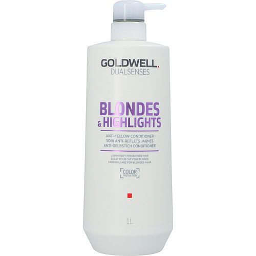 GOLDWELL by Goldwell DUAL SENSES BLONDES & HIGHLIGHTS ANTI-YELLOW CONDITIONER 33.8 OZ