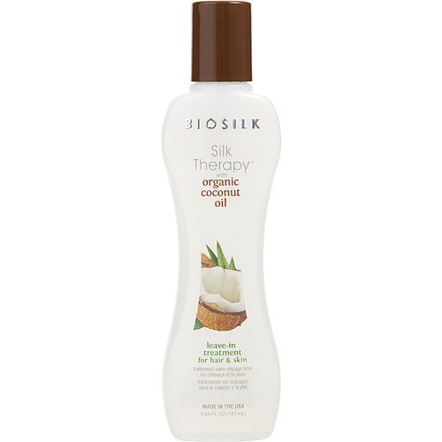 BIOSILK by Biosilk SILK THERAPY WITH ORGANIC COCONUT OIL LEAVE IN TREATMENT 5.6 OZ