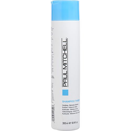 PAUL MITCHELL by Paul Mitchell SHAMPOO THREE REMOVES CHLORINE AND IMPURITIES 10.14 OZ