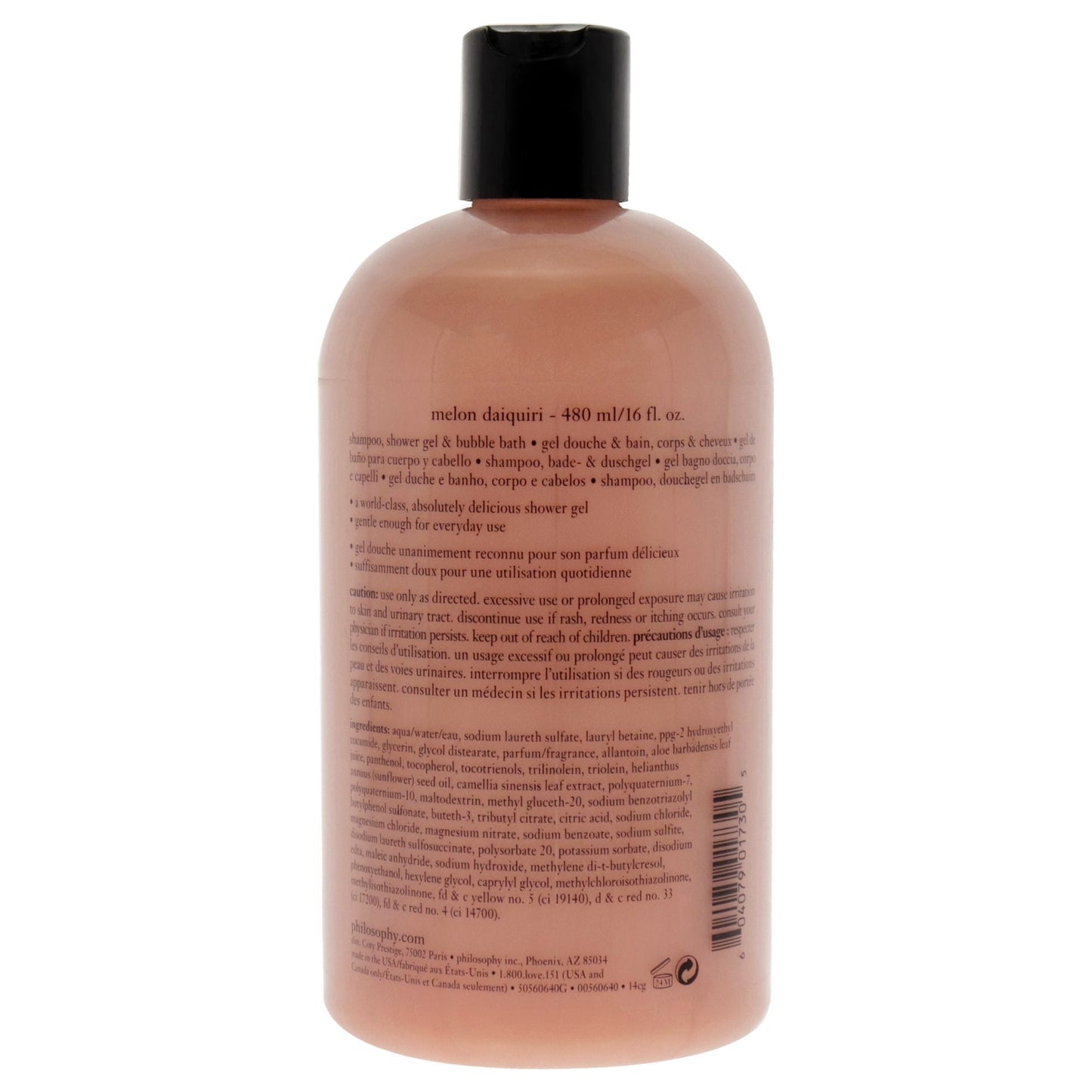 Melon Daiquiri Shampoo, Bath and Shower Gel by Philosophy for Unisex - 16 oz Shower Gel