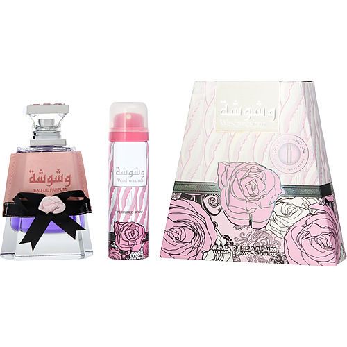 LATTAFA WASHWASHAH by Lattafa EAU DE PARFUM SPRAY 3.4 OZ & DEODORANT 1.6 OZ