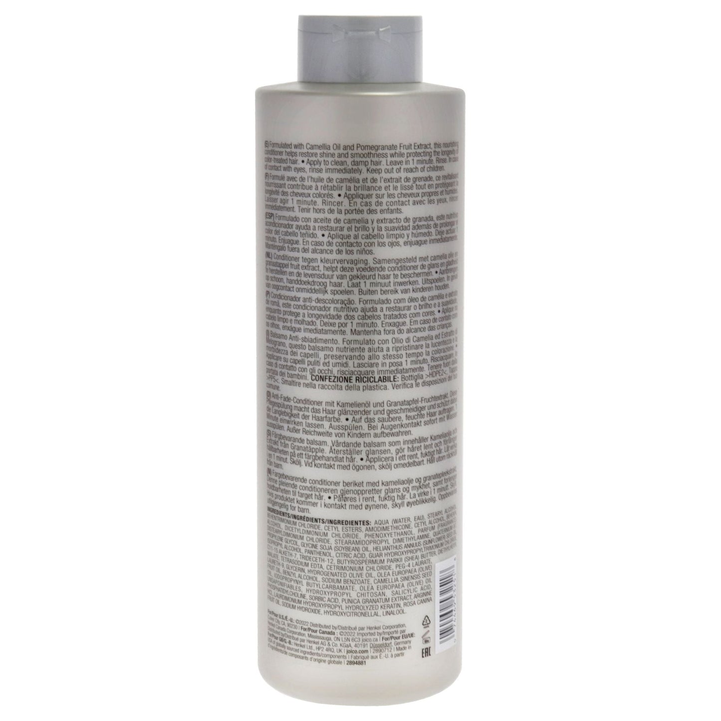 Colorful Anti Fade Conditioner by Joico for Unisex - 33.8 oz Conditioner