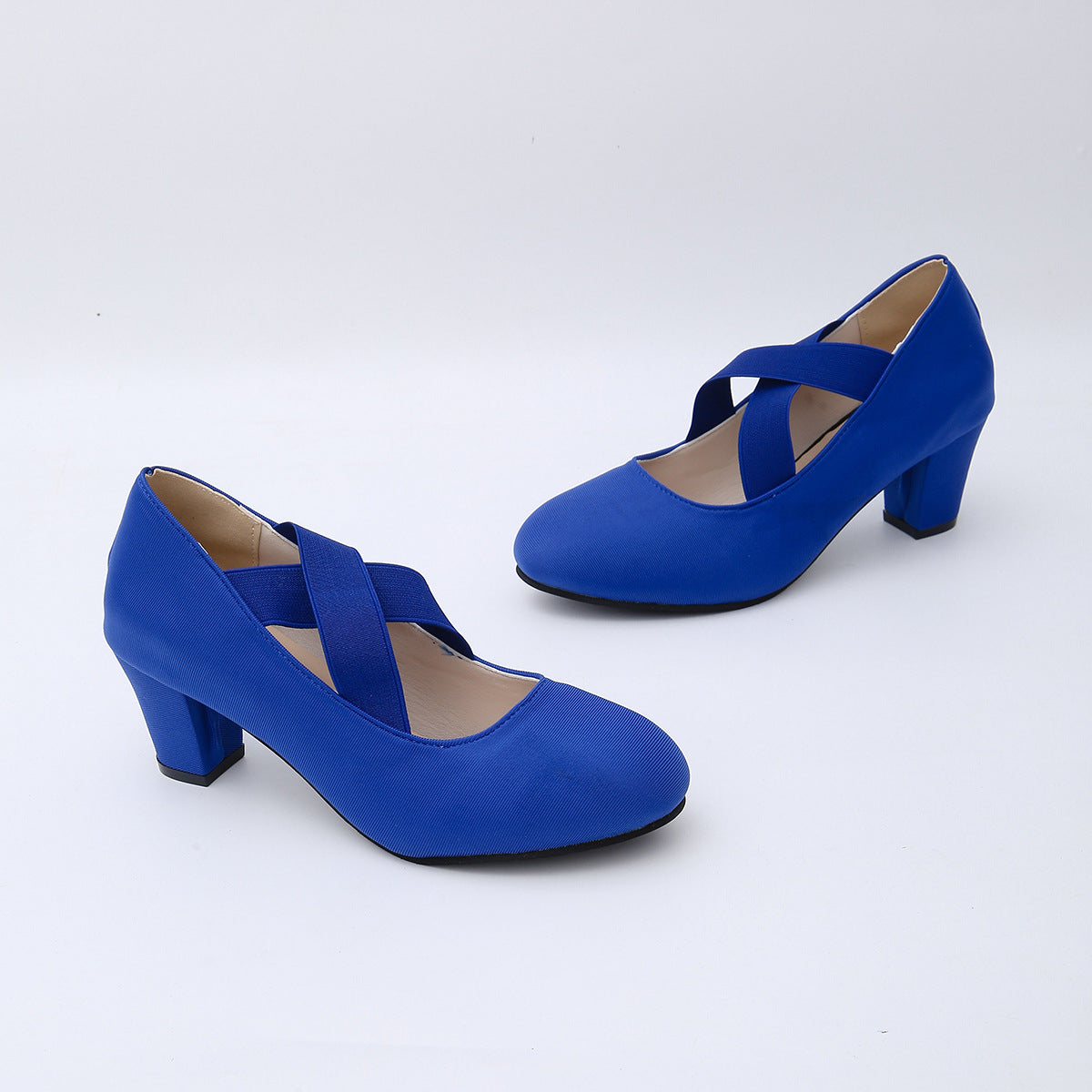 Women's French-Style Chunky-Heel Sandals