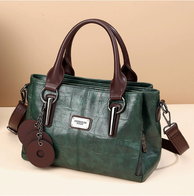 Retro Contrasting Color Travel Bag