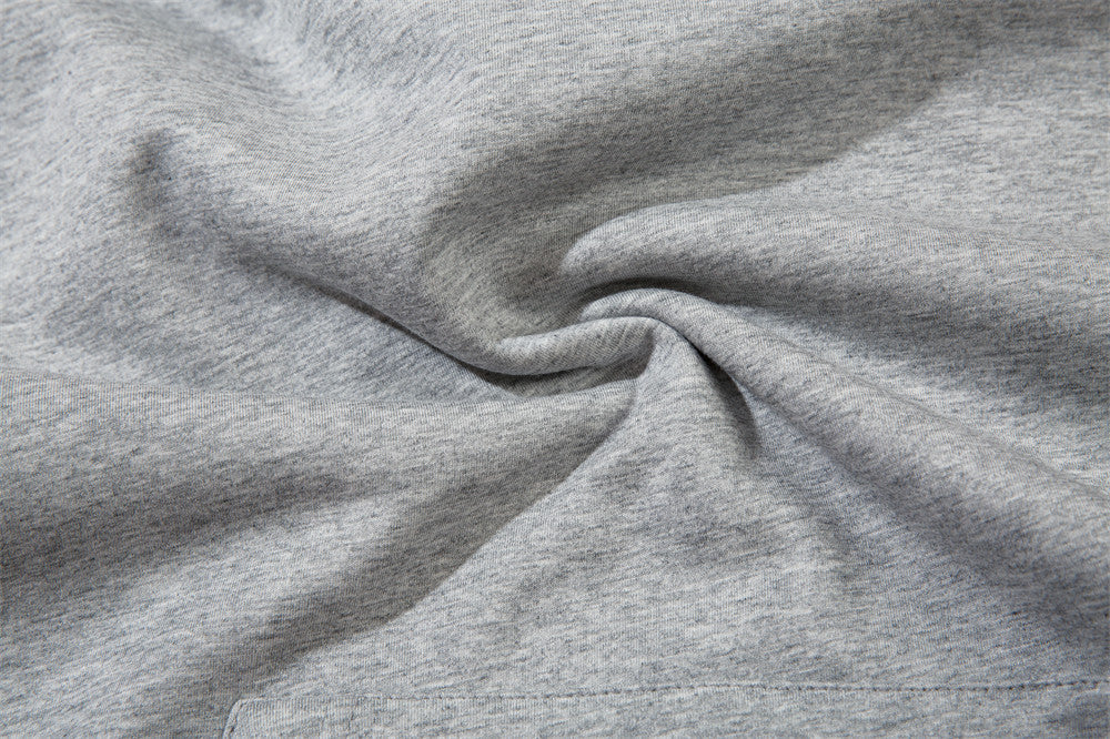 Solid Color With Fur Turtleneck Hooded Sweater For Men