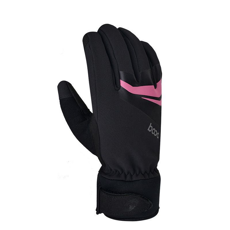 Cotton Cycling Gloves Shock Absorption Waterproof Outdoor Ski Gloves