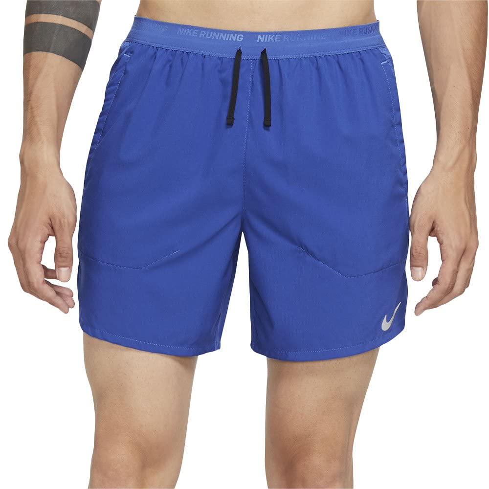 Nike Dri-FIT Stride Mens 7" Brief-Lined Running Shorts (as1 Alpha x_l Regular Regular Game Royal/Black Regular Fit)