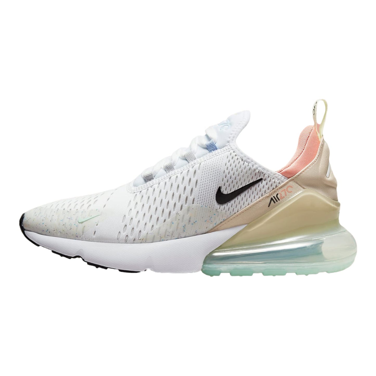Nike Mens Air Max 270 ISPA shoe White/Sanddrift/Pure Platinum/ 9.5