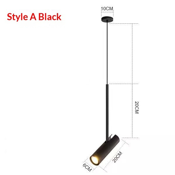 Sleek Modern Minimalist Swivel Spotlight