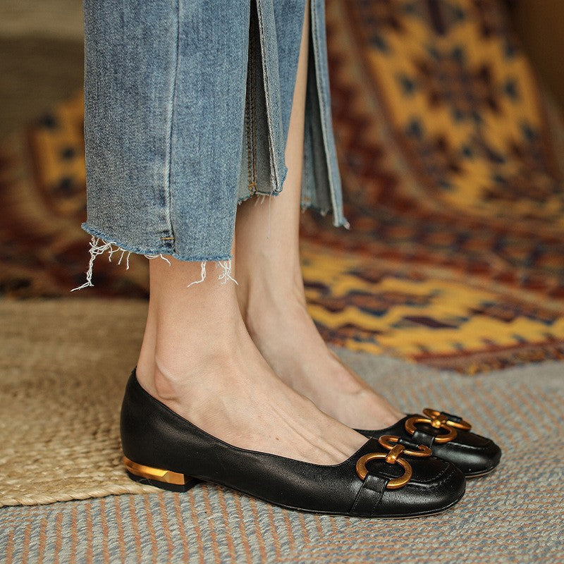 Women's Simple Low-Heel Flats