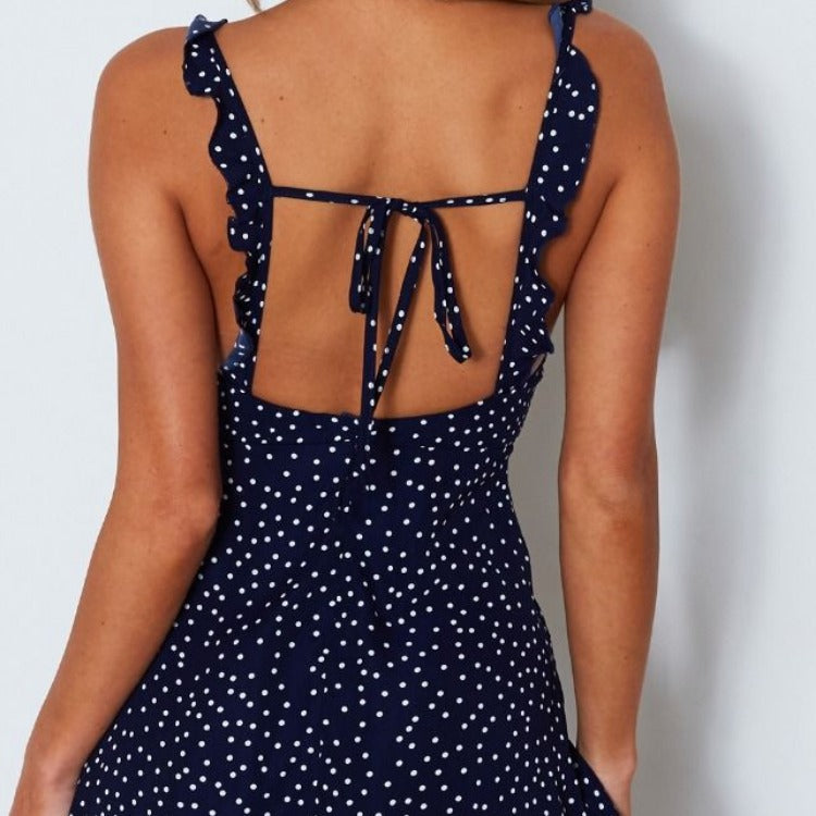 Vestido playero de verano de moda para mujer